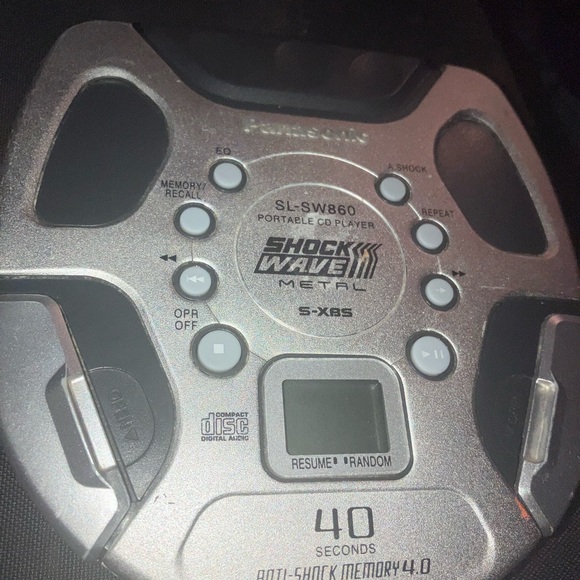 Panasonic Shockwave SL-SW860 Portable CD Player metal edition anti shock memory+ - Picture 3 of 12